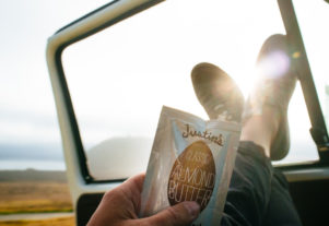Road trip with justins peanut butter