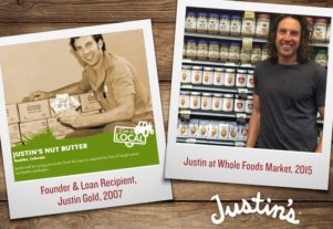 Justins on store shelves