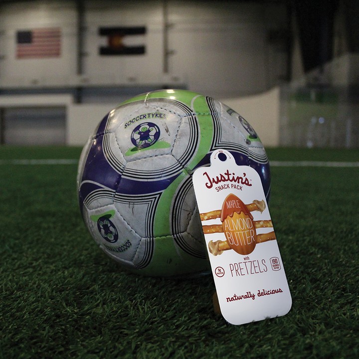 Justins packs snacks for soccer kids